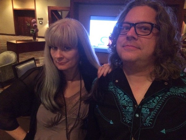 ArmadilloCon 2015 toastmaster Stina Leicht and Sanford Allen.