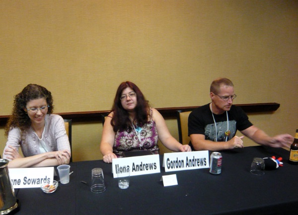 Anne Sowards, Ilona and Gordon Andrews